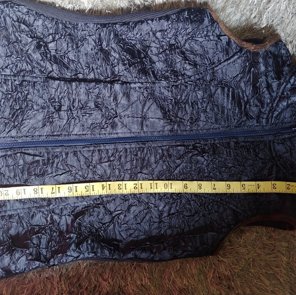 Kial women vest navy brown size small - Picture 7 of 7